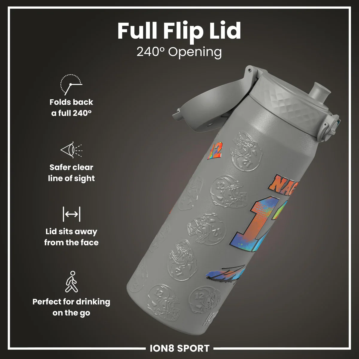 NFL x ION8 - Puka Nacua Insulated Water Bottle - 750ml - Image 4